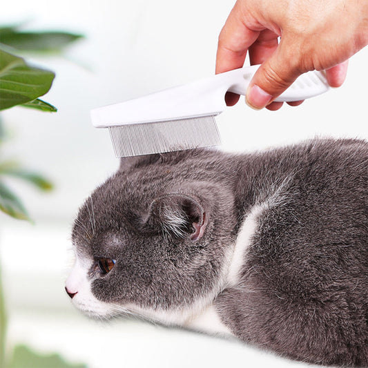 Flea-removal comb for pets