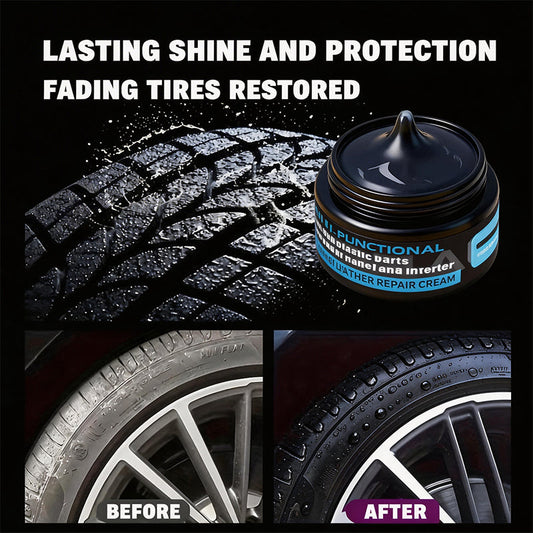 Multi-Functional Plastic & Tire Restorer Cream