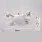 🌀 New ceiling fan light with E27 socket – 2-in-1 quiet LED fan with remote control, energy-efficient combination of cooling and lighting for the home and bedroom