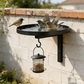 Wall-Mounted Metal Bird Bath Basin