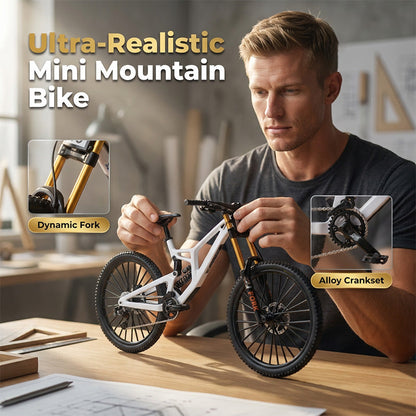 🏆 LIMITED-TIME 49% OFF! 🚲Mini Alloy Mountain Bike Model Toy