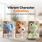 Long Neck Plush Animal Bag Pendant
