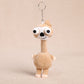 Long Neck Plush Animal Bag Pendant