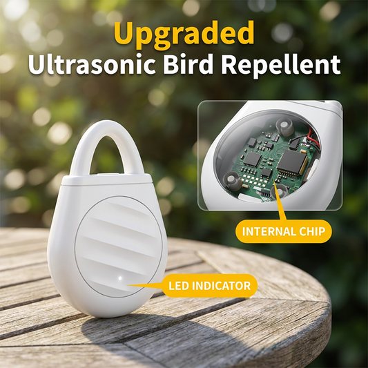 Portable Ultrasonic Bird Repellent Keychain