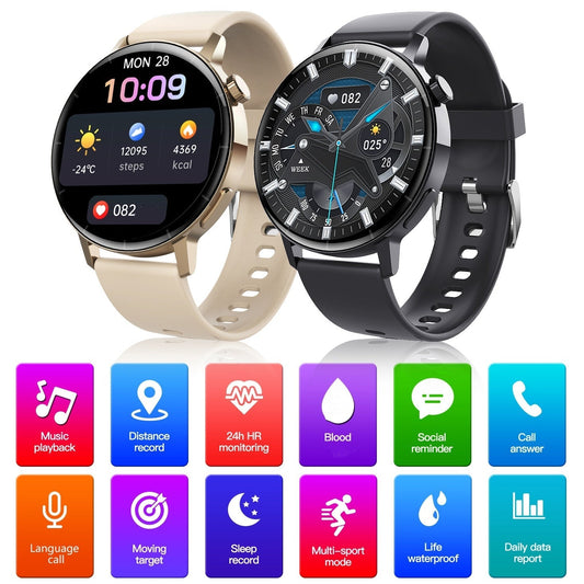 Multi-function Bluetooth Smart Watch for Health Monitoring