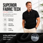 Men's Contrast Collar Printed Lapel T-Shirt