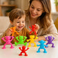 Educational Suction Cup Blocks Soft Animal Building Toys for Kids