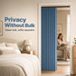 No-Drill Magnetic Accordion Door Curtain