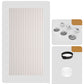 No-Drill Magnetic Accordion Door Curtain