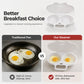 🥚 Microwave Egg Cooker – Perfect poached eggs in 2 mins, no oil & splash-proof – Quick, healthy & mess-free breakfast 🌿