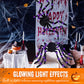 ❄️Summerfresh 50% OFF!🎃Giant Halloween Spider Web Lights & Hairy Spider Decor – Choose 5m LED Web, 150cm Spider or Complete Set