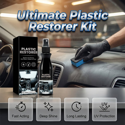 Ultimate Plastic Restorer Kit for Car Interior & Exterior