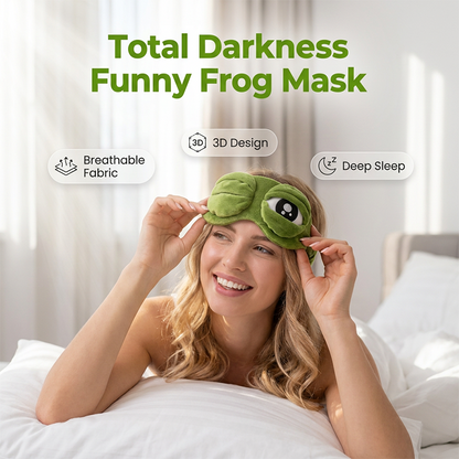 Funny 3D Frog Sleep Eye Mask