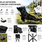 🪑 Portable, adjustable folding chair for outdoor use – Lightweight, sturdy, and versatile – Ideal for the garden, camping, the beach, or the patio – Easy to transport and set up 🏕️✨