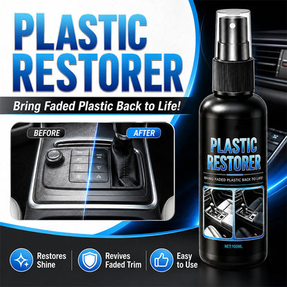 🚗 Car Plastic Restorer Spray | Deep-Look Refresh
