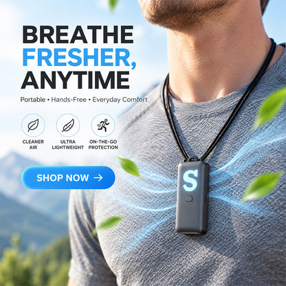 🔥Limited Time Promotion 50% OFF🔥Mini Portable Negative Ion Air Purifier