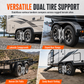 Heavy Duty Metal RV Wheel Stabilizer Set of 2 Wheel Chocks with Wrench for Campers and Travel Trailers