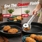 🥢 2-in-1 Stainless Steel Oil Filter Tongs – Easy Kitchen Straining Tool ✨
