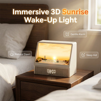Sunrise Simulation Alarm Clock with White Noise