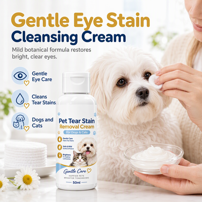 🎉Limited‑Time 49% OFF 🐶🐱Pet Tear Stain Remover Cream