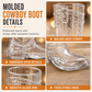 Plastic Cowboy Boot Shot Glasses with Mini Hats