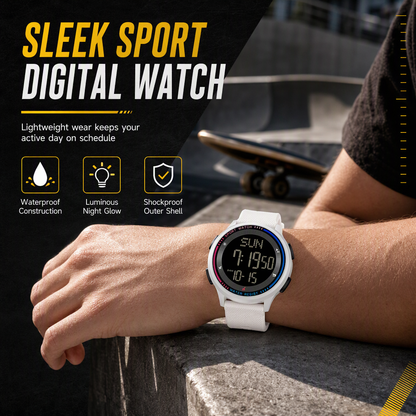 ⌚ LIMITED-TIME 50% OFF! 💥 Ultra-Thin Waterproof Digital Sports Watch – 50M Waterproof, Luminous Display, Shock Resistant ✨