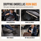 Highly Absorbent Waterproof Folding Umbrella Storage Bag Portable Umbrella Cover with Lanyard