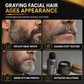 🧔49% OFF NOW! Men's Natural Black Beard Dye Cream – Gentle Charcoal Beard Blackening Cream, Gray Beard Coverage, Nourishing Formula with Application Brush for Home Use