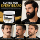 🧔49% OFF NOW! Men's Natural Black Beard Dye Cream – Gentle Charcoal Beard Blackening Cream, Gray Beard Coverage, Nourishing Formula with Application Brush for Home Use