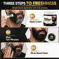 🧔49% OFF NOW! Men's Natural Black Beard Dye Cream – Gentle Charcoal Beard Blackening Cream, Gray Beard Coverage, Nourishing Formula with Application Brush for Home Use