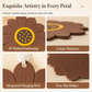 Sunflower and Lotus Shape Thickened Heat Resistant Placemats and Coasters