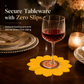 Sunflower and Lotus Shape Thickened Heat Resistant Placemats and Coasters