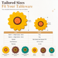 Sunflower and Lotus Shape Thickened Heat Resistant Placemats and Coasters