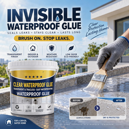 Transparent Waterproof Glue Coating Sealant for Bathroom Kitchen Roof and Windowsill Leak Repair with Brush