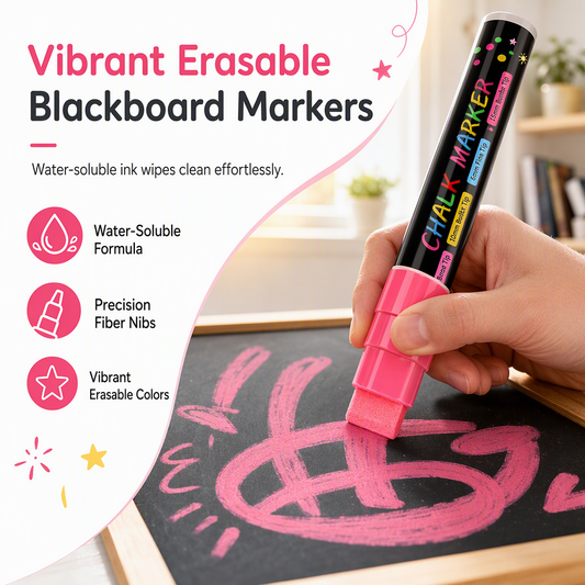 8 Colors Erasable Liquid Chalk Markers