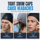 🏊 Stretch Fabric Swim Cap with Playful Design