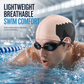 🏊 Stretch Fabric Swim Cap with Playful Design