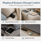 Canvas Sofa Armrest Organizer with Pockets