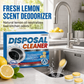 📢📢50% OFF! ⏰ 12-Pack Foaming Garbage Disposal Cleaning Tablets – Remove Grease, Fight Odors & Leave a Fresh Lemon Scent 🍋✨