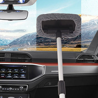 🥳2026 HOT SALE🥳💞50K+ SOLD! 🧲🌀 50% OFF! Dual Magnetic Car Window Cleaner – cleans both sides in one pass, extendable handle & reusable microfiber cloths. Streak-free glass, inside & out! 🚗✨