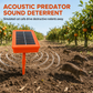 ☀️ Solar-Powered Garden Rodent Deterrent – Cat Sound Device