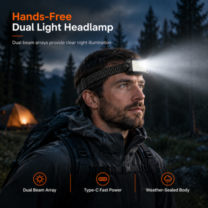 💡 Rechargeable LED Headlamp