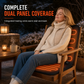 Portable Electric Heated Chair Pad and Seat Cushion for Office Home and Outdoor Winter Use 45x87cm
