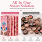 44 Colors 4-Layer Book Style Makeup Palette All-in-One Set with Eyeshadow Blush Highlighter Contour Lipstick and Lip Gloss