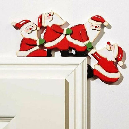 🎄Christmas Sale 49% Off-🎅⛄Funny Christmas Door Frame Decorations🦌