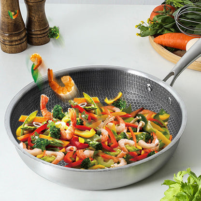 🎄Non-Stick Stainless Steel Pan