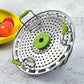 🧑‍🍳kitchen Artifact🥳Stainless steel folding vegetable steamer (🔥New Year's discount🔥)