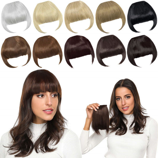 💖The World's Best Seamless 3D Clip-In Bangs Hair Extensions🔥🔥