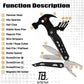 🔥🔥🔥2023 Hot Selling (Free Shipping) 18-in-1 Special Outdoor Portable Multi-Function Mini Safety Hammer