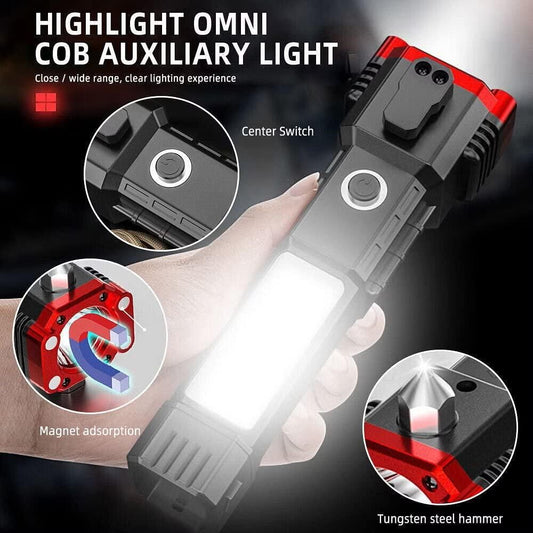 Multifunctional 8 in 1 Portable Ultra Bright Torch—Buy 2  Free Shipping